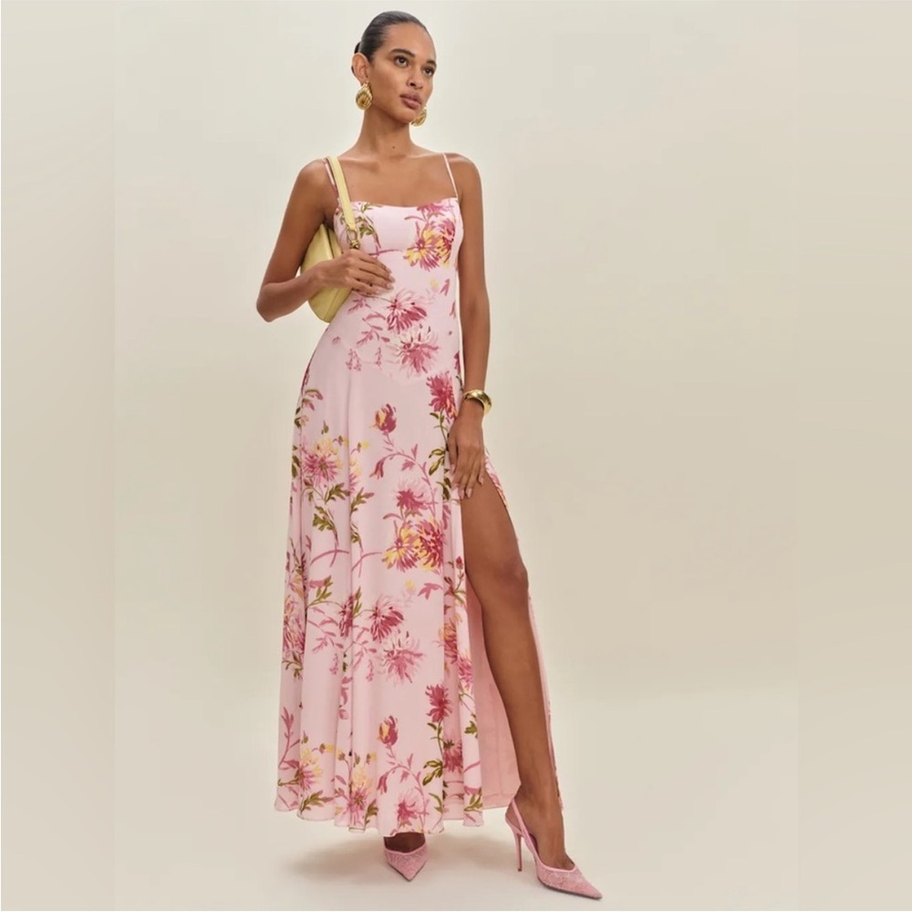 Reformation Bea Dress Chrysanthemum